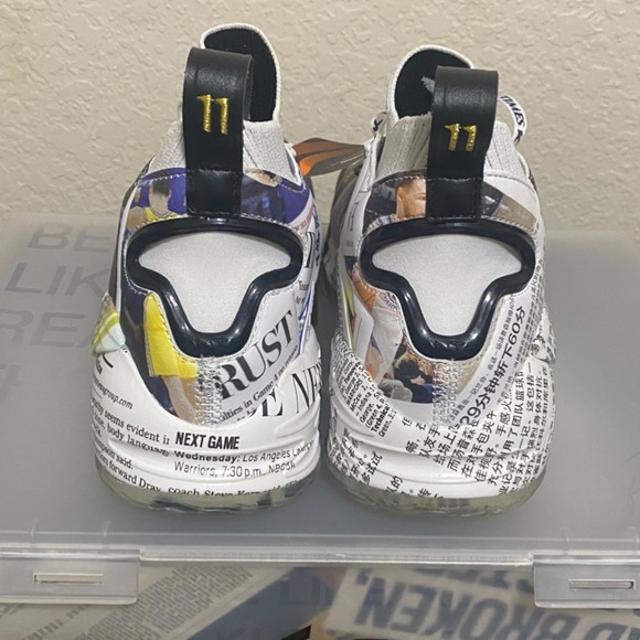 Brand New Mens Anta Klay Thompson KT4 East Bay Times NewsPaper sz 7 - Picture 4 of 11